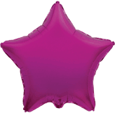 FM 32" звезда Пурпурная без рисунка фольгированный шар