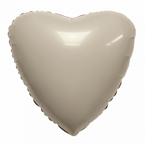 Agura сердце 30'/ 76,5 см (в упаковке) мистик крем 221134 Фольга