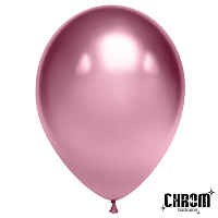 Хром 12""(30см) розовый (Chrome Metallic/ Pink) 50шт/уп